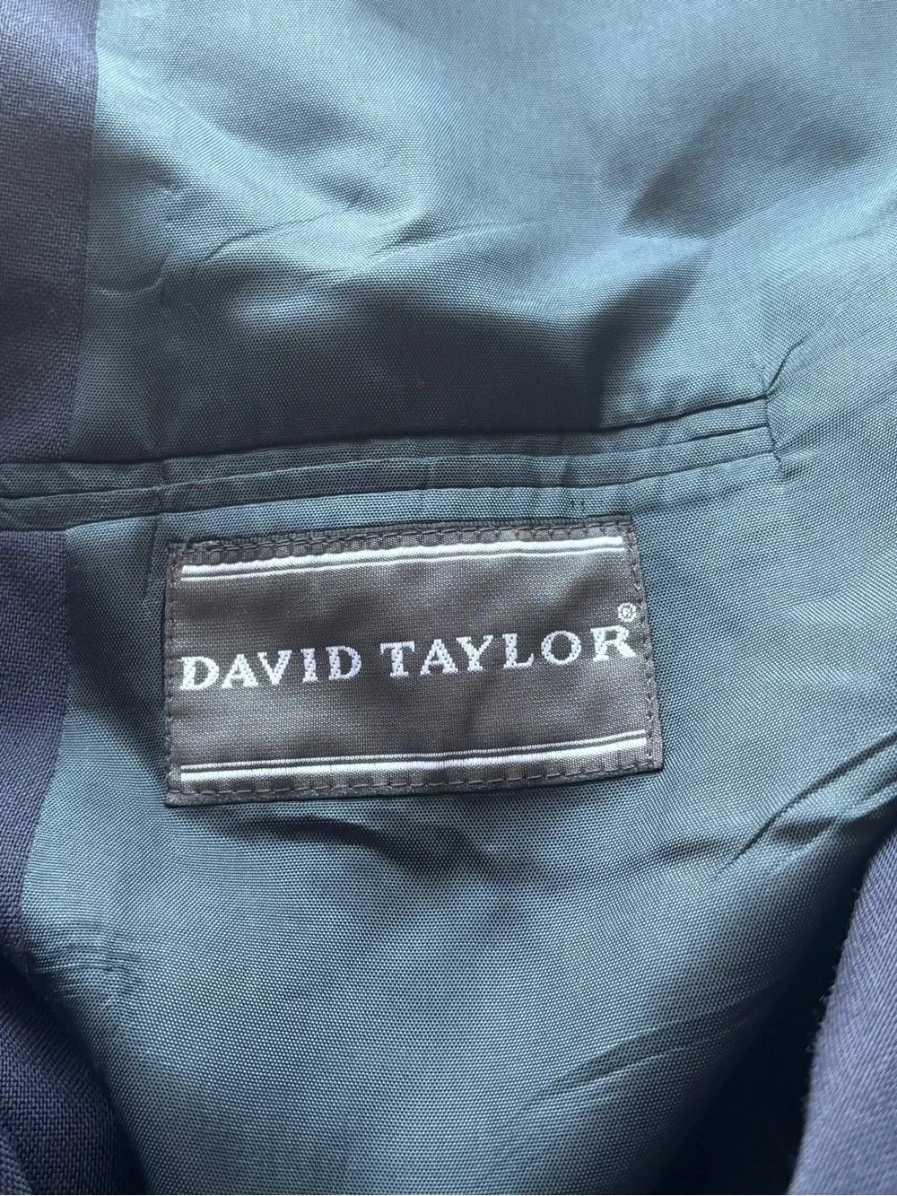 Vtg Retro 80s 90s David Taylor Sport Coat Blazer Gold Buttons 46S Academia Dad
